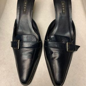 NAVY Hype Mules  made of high-quality leather size 8.5 Perfect for summer,spring
